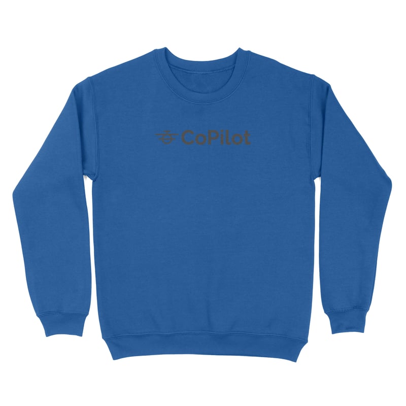 CoPilot Blue Sweatshirt